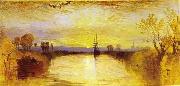 Chichester Canal vivid colours may have been influenced by the eruption of Mount Tambora in 1815. William Turner
